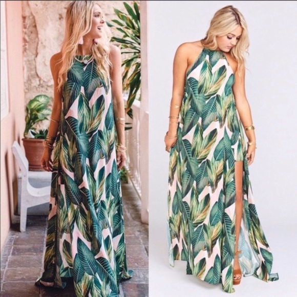 Show Me Your MuMu Dresses & Skirts - #160 Show Me Your MuMu Peachy Palm Bronte Dress size XS